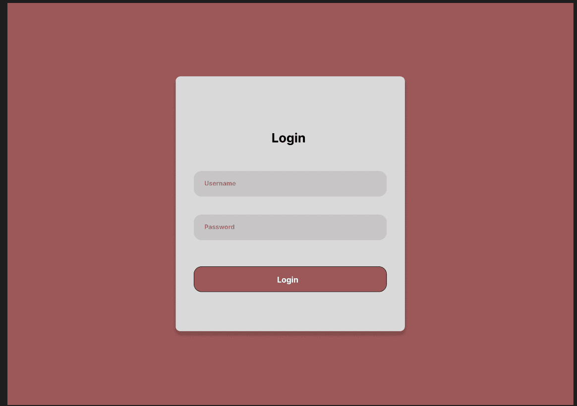 login ui